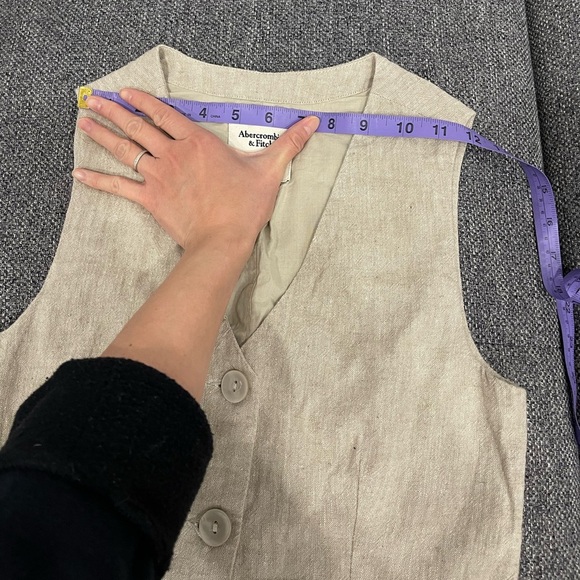 A&F Mara Linen-Blend vest mini dress - Picture 9 of 12